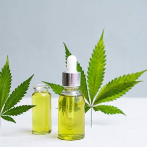 CBD oil in cosmetics and for anti-stress
