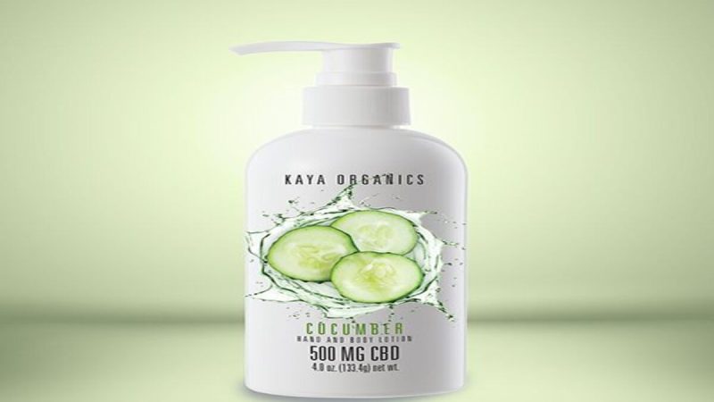 Kaya Organics Cucumber CBD Lotion